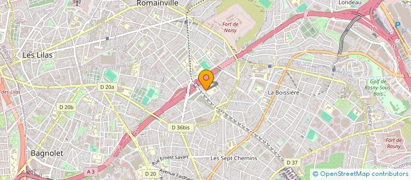 localisation de l'entreprise MONSIEUR RONELDO DA SALVA à ROMAINVILLE
