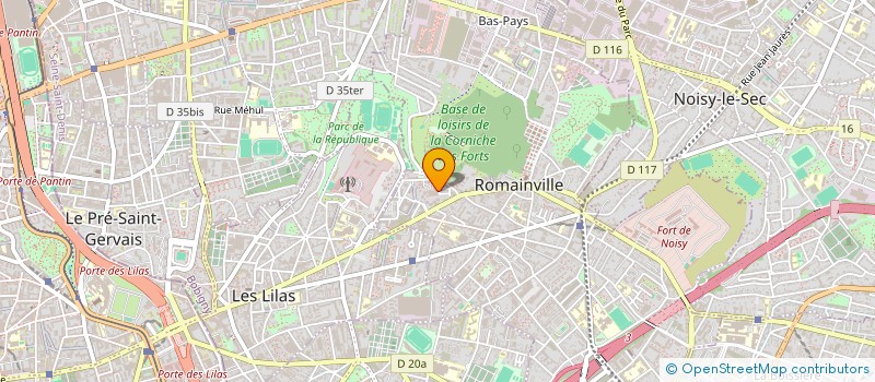 localisation de l'entreprise MONSIEUR RONES NICOLAS à ROMAINVILLE