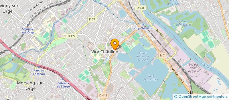 localisation de l'entreprise MONSIEUR RONG HOR SIN à VIRY-CHATILLON