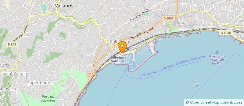 localisation de l'entreprise MONSIEUR RONI BAYRAKTAR à VALLAURIS