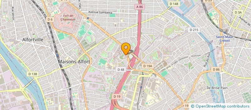 localisation de l'entreprise MONSIEUR RONI BENCHIMOL  MAISONS-ALFORT