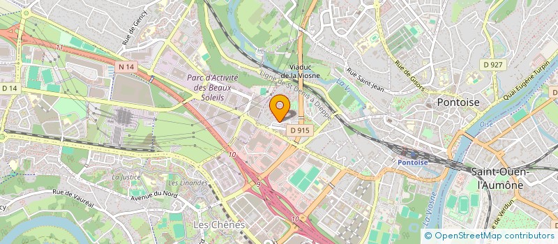 localisation de l'entreprise MONSIEUR RONI MIAH  PONTOISE