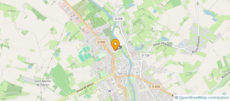 localisation de l'entreprise MONSIEUR RONIVALDO ROCHA DE SOUZA  NERAC