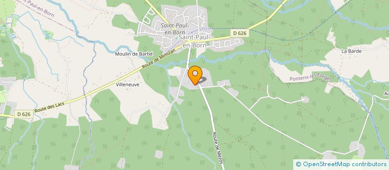 localisation de l'entreprise MONSIEUR RONNIE DEL CAMPO PORTELLA  SAINT-PAUL-EN-BORN