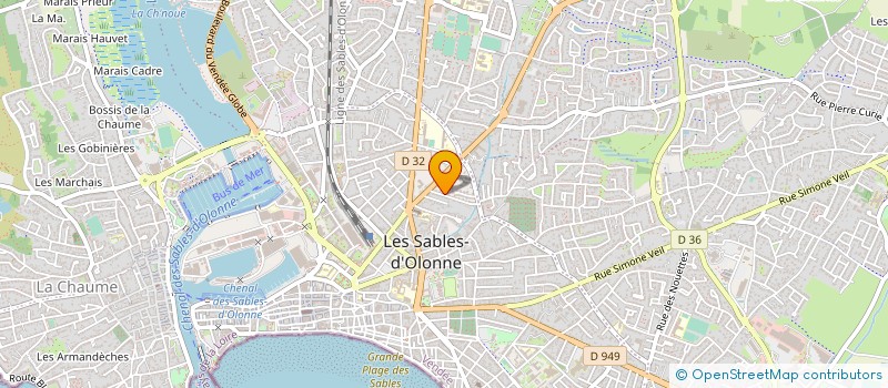 localisation de l'entreprise MONSIEUR RONNIE FARDEL à LES SABLES D'OLONNE