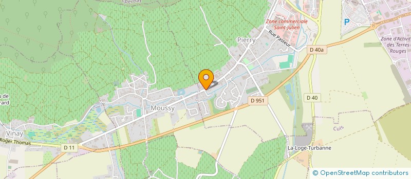 localisation de l'entreprise MONSIEUR RONNIE MALARD  PIERRY