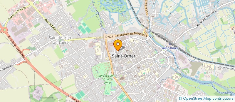 localisation de l'entreprise MONSIEUR RONNIE NICOU  SAINT-OMER