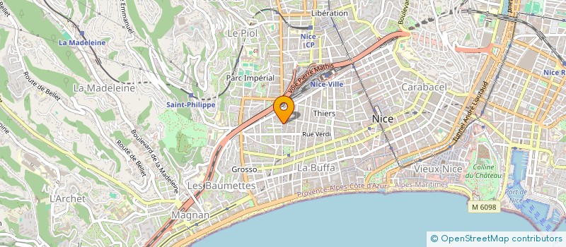 localisation de l'entreprise MONSIEUR RONNY RUBIN  NICE