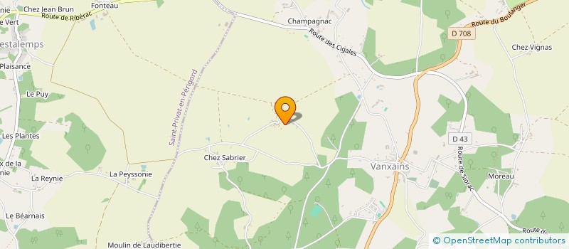 localisation de l'entreprise MONSIEUR RONNY VANDEN EEDE  VILLETOUREIX