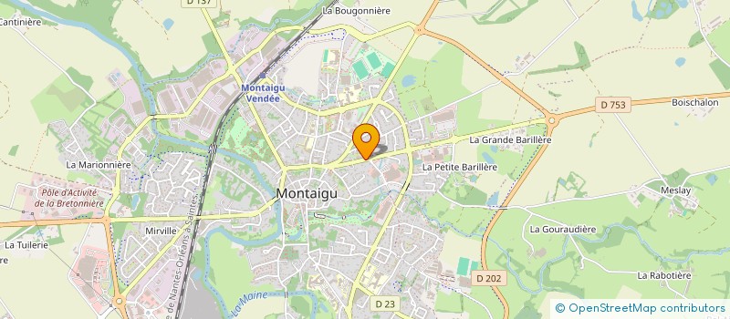 localisation de l'entreprise MONSIEUR RONNY VISSAULT  MONTAIGU-VENDEE