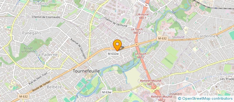 localisation de l'entreprise MONSIEUR RONY ANGULO BLANCO  TOURNEFEUILLE