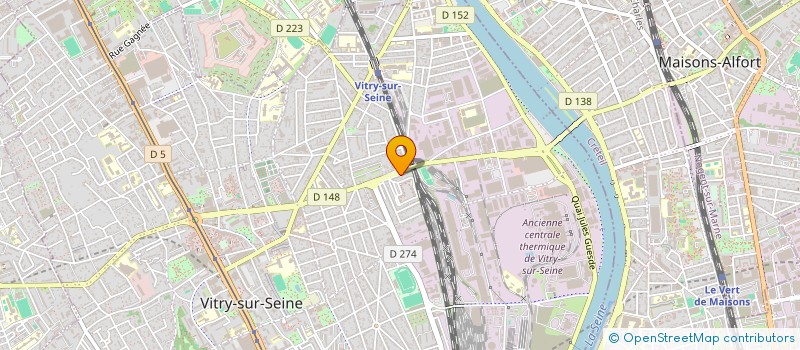 localisation de l'entreprise MONSIEUR RONY GRENON à VITRY-SUR-SEINE