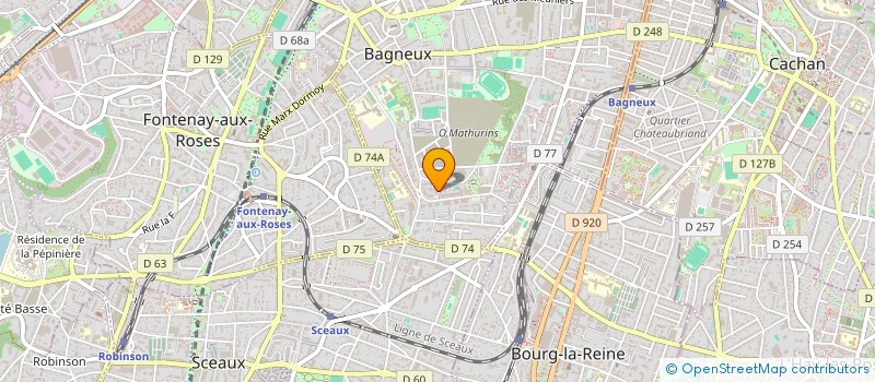 localisation de l'entreprise MONSIEUR RONY GROSOL à BAGNEUX