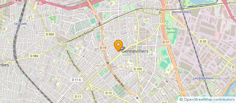 localisation de l'entreprise MONSIEUR RONY KANCEL  GENNEVILLIERS