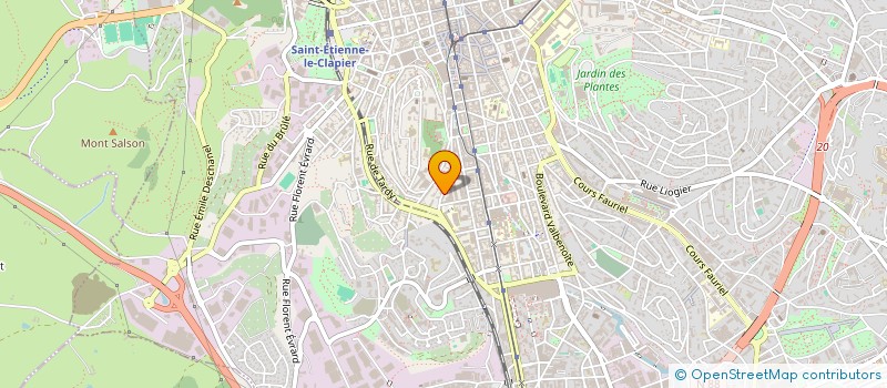 localisation de l'entreprise MONSIEUR RONY ROBINET  SAINT-ETIENNE