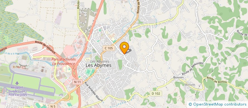 localisation de l'entreprise MONSIEUR RONY THERAMENE à LES ABYMES