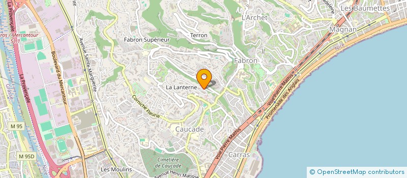 localisation de l'entreprise MONSIEUR RONY TOUIL  NICE