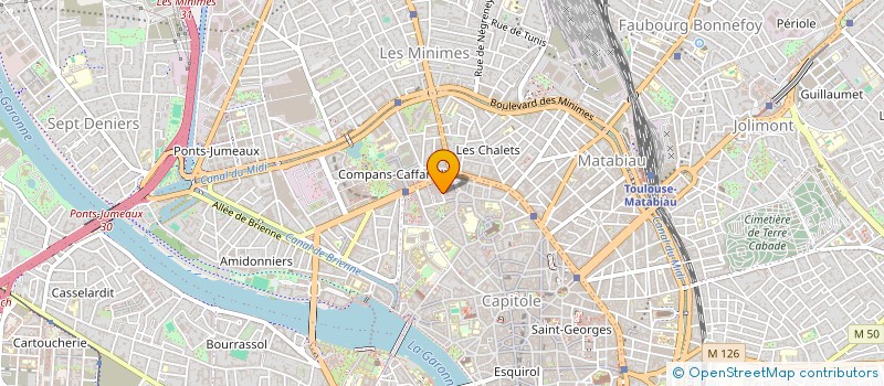 localisation de l'entreprise MONSIEUR RONY TOUSSINE à TOULOUSE
