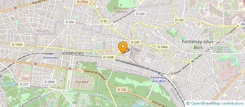 localisation de l'entreprise MONSIEUR RONY ZEITOUN  VINCENNES