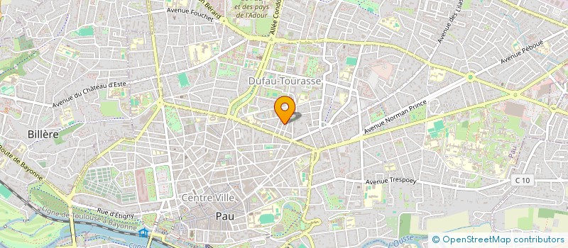localisation de l'entreprise MONSIEUR ROODI ELIA à PAU