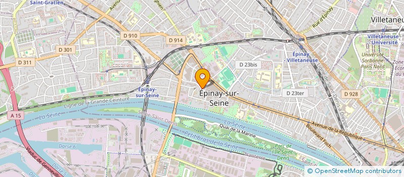 localisation de l'entreprise MONSIEUR ROODY FRANKLIN  COLOMBES