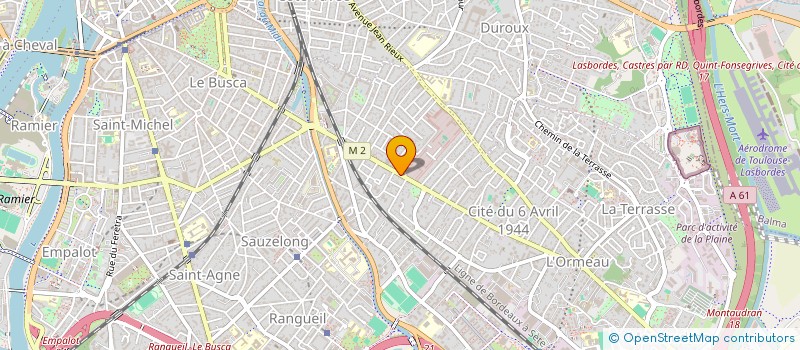 localisation de l'entreprise MONSIEUR ROSA BONHEUR à TOULOUSE