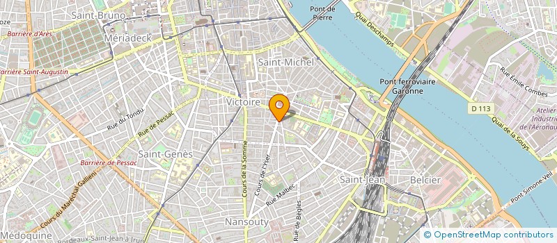 localisation de l'entreprise MONSIEUR ROSAIRE CARRON  BORDEAUX