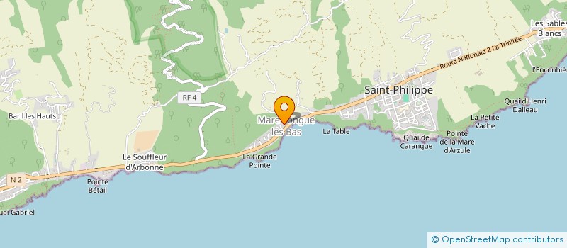 localisation de l'entreprise MONSIEUR ROSAIRE PAYET à SAINT-PHILIPPE