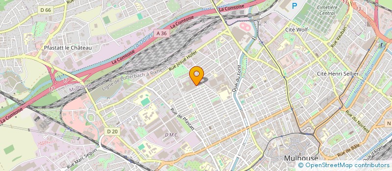 localisation de l'entreprise MONSIEUR ROSALI SARWARI  MULHOUSE