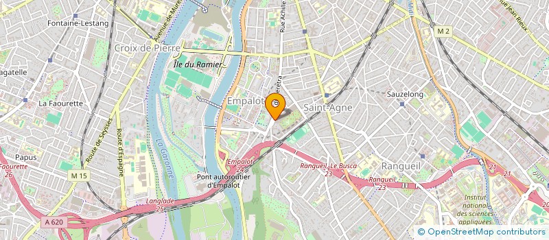 localisation de l'entreprise MONSIEUR ROSALINE TOURE  TOULOUSE