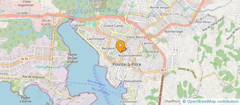 localisation de l'entreprise MONSIEUR ROSAN GAVARIN à POINTE-A-PITRE