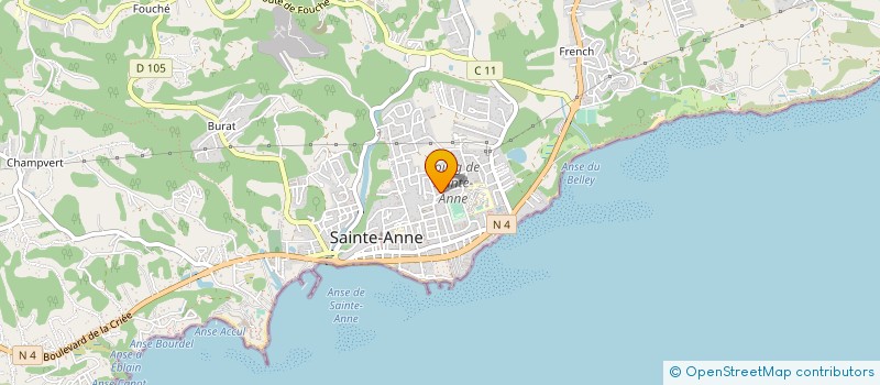 localisation de l'entreprise MONSIEUR ROSAN JEANNE à SAINTE-ANNE