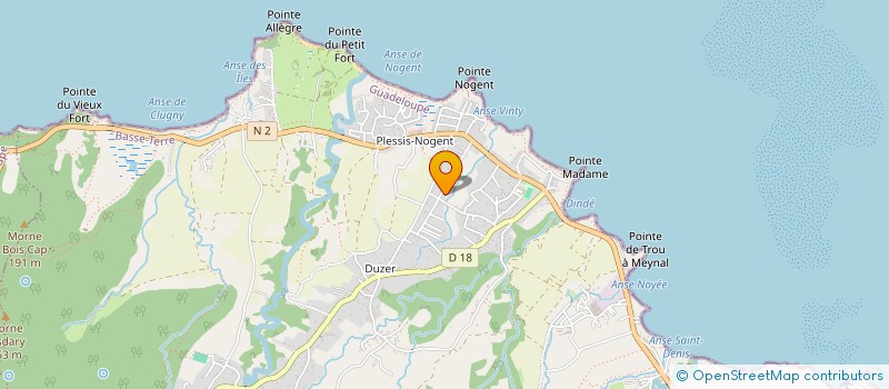 localisation de l'entreprise MONSIEUR ROSAN NOMERTIN  SAINTE-ROSE