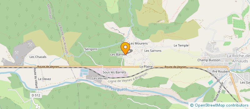 localisation de l'entreprise MONSIEUR ROSAN RENAR  LA ROCHE DES ARNAUDS