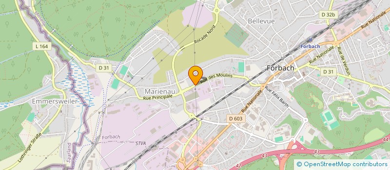 localisation de l'entreprise MONSIEUR ROSARIO CASCINO  FORBACH