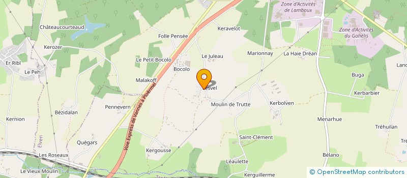 localisation de l'entreprise MONSIEUR ROSARIO VARRIALE  ELVEN