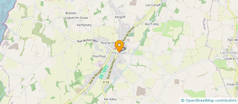 localisation de l'entreprise MONSIEUR ROSE BEGUE  PLEUBIAN