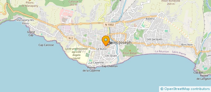 localisation de l'entreprise MONSIEUR ROSELYN BOYER à SAINT-JOSEPH