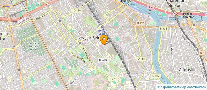 localisation de l'entreprise MONSIEUR ROSHAN PRIYANTHA HEENATIGALA MADINAGE  IVRY-SUR-SEINE