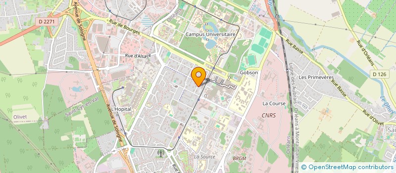 localisation de l'entreprise MONSIEUR ROSLY DIBANTSA DE KOUAPITY à ORLEANS