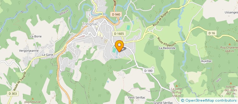 localisation de l'entreprise MONSIEUR ROSS LEATHAM  TREIGNAC