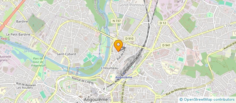 localisation de l'entreprise MONSIEUR ROSS PENNINGTON à ANGOULEME