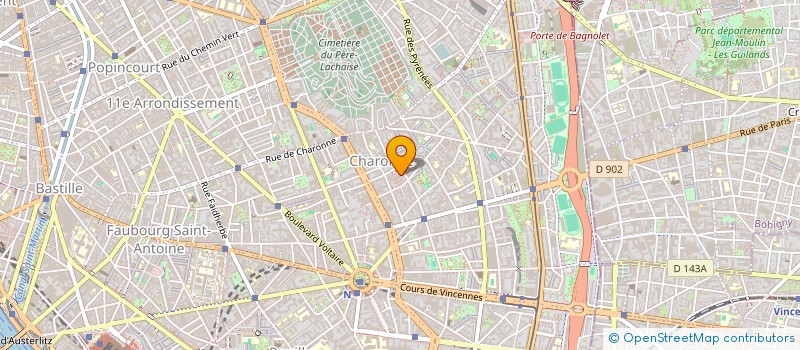 localisation de l'entreprise MONSIEUR ROSS WINTERS NICHOLL  PARIS