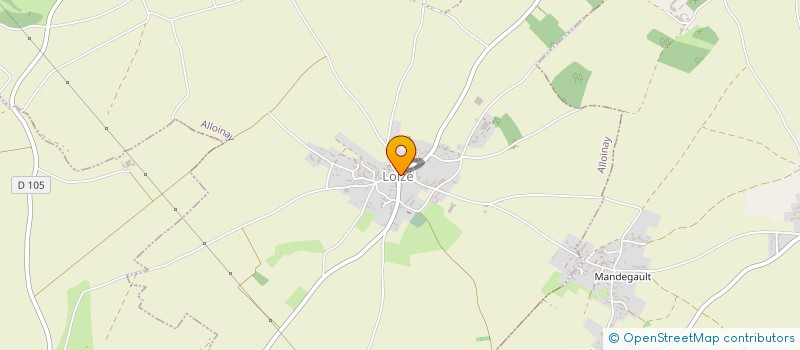 localisation de l'entreprise MONSIEUR ROSS YOUNG à ALLOINAY