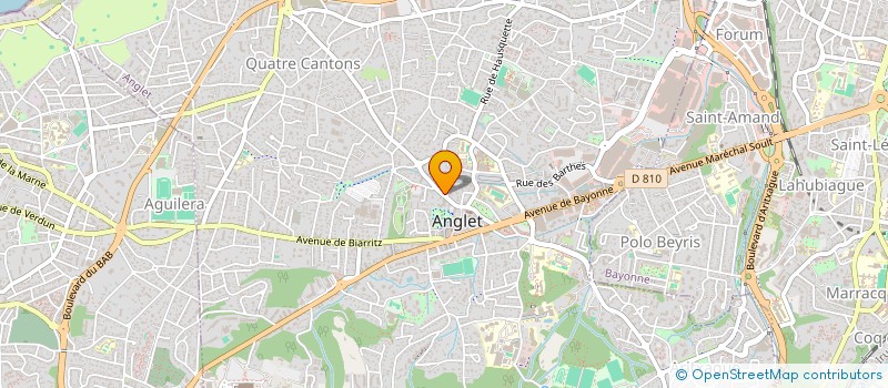 localisation de l'entreprise MONSIEUR ROSSANO MARCHETTO à ANGLET