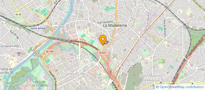 localisation de l'entreprise MONSIEUR ROSSY MUZERWA ELAMBO à LA MADELEINE