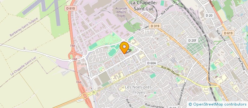 localisation de l'entreprise MONSIEUR ROSTAM OMARZADA à LA CHAPELLE-SAINT-LUC