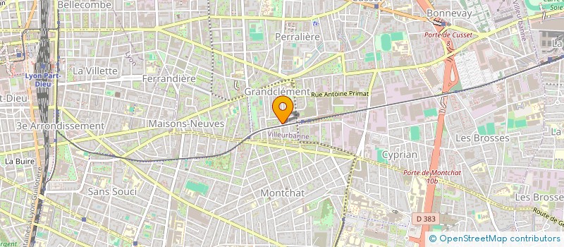 localisation de l'entreprise MONSIEUR ROSTAN FONO FOTEPING  VILLEURBANNE