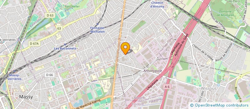 localisation de l'entreprise MONSIEUR ROSTAND KOUANANG FOTSO à ANTONY