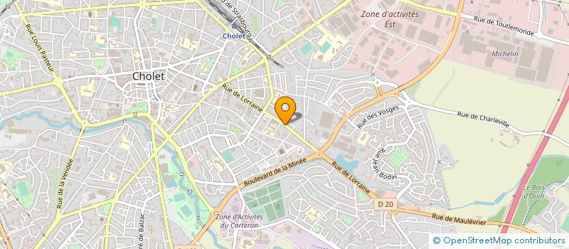 localisation de l'entreprise MONSIEUR ROSTIK KHOUDOYAN à CHOLET